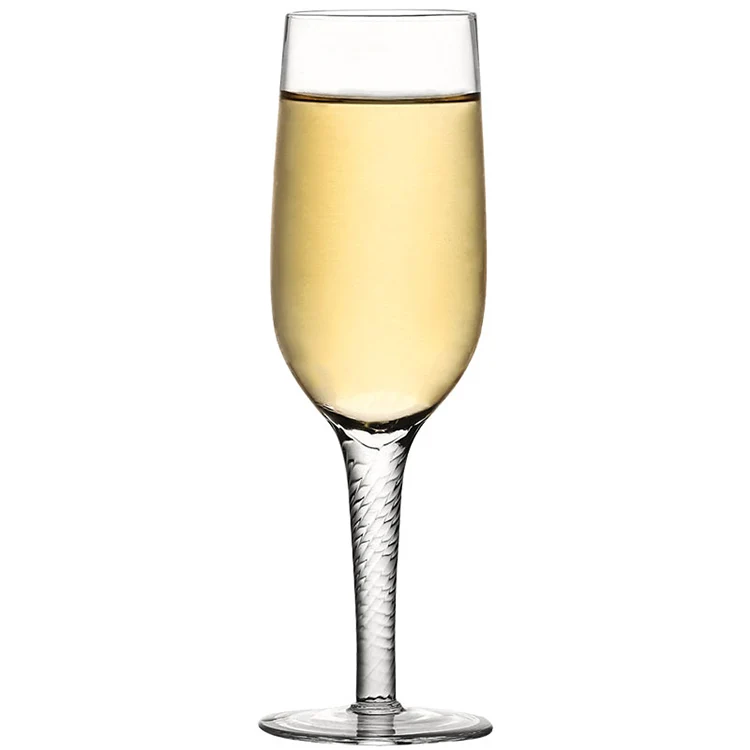 luxury champagne flute sparkling wine tasting glass unique stem crystal champagne glasses