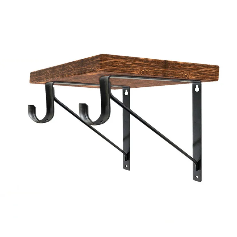 Heavy Duty Closet Hanger Shelf Rod Brackets Triangle Wall Mounted Rear Cleat Strip Adjustable Closet Shelving Support bracket