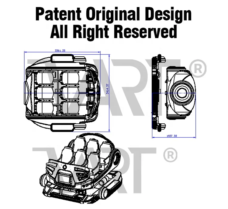 
VART CE RoHS 9D VR Cinema 6 Seats Virtual Reality Chair 6Dof Motion Platform 9D VR Simulator 