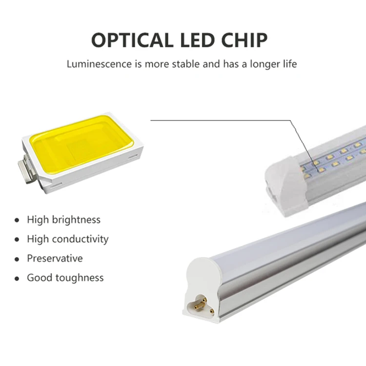 Long Life Indoor Lighting CE RoHS Aluminium PC Surface 5w 10w 14w 18w T5 Led Tube Light