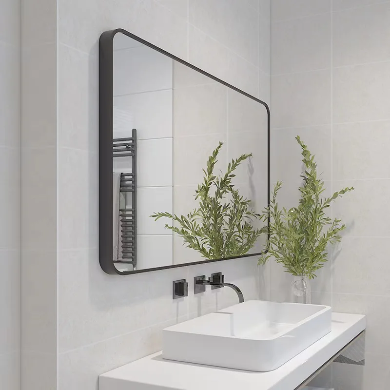 Good Price Explosion-proof Ultra Clear HD Imaging Full Length Round Oval Bathroom Mirror For Living Bathroom Wedding Use