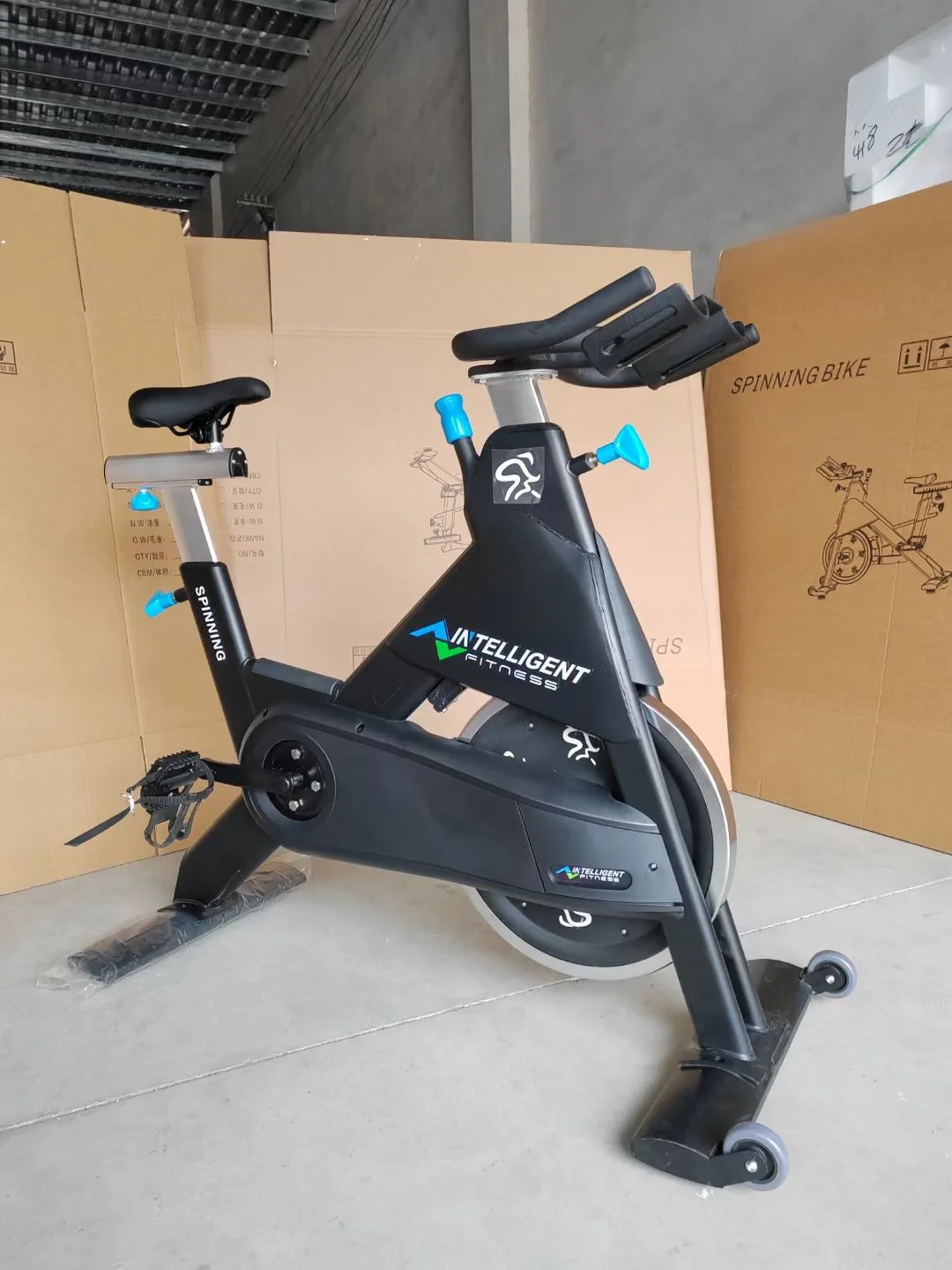 RC980 Rocson ROC brand Intelligent rep fitness Cardio Equipment Chain Drive System Spin Bike Exercise Bike