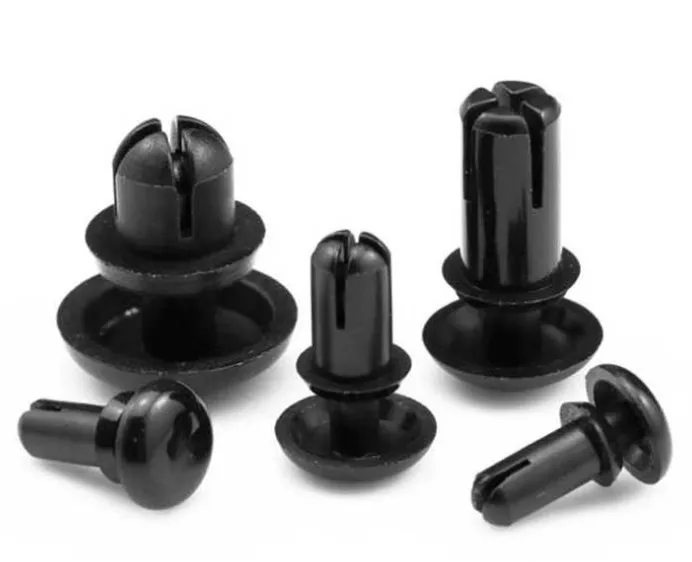 Hot sell  white and black Plastic nylon snap rivet with round head type