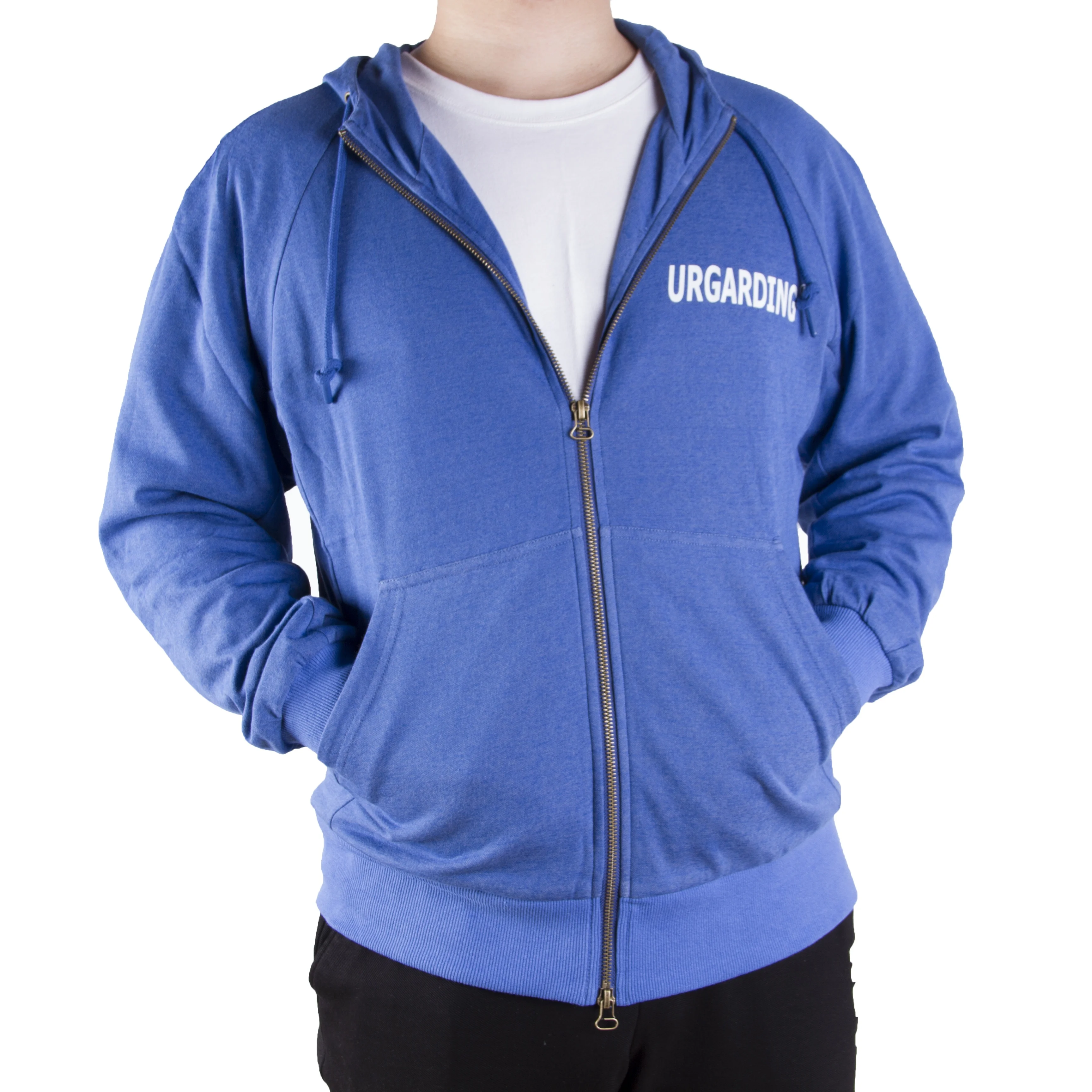 Anti EMR Shielding Sweatshirt Double Layers EMF Fabric, with Silver Shield Zipper, Provide Super Protection Hoodie