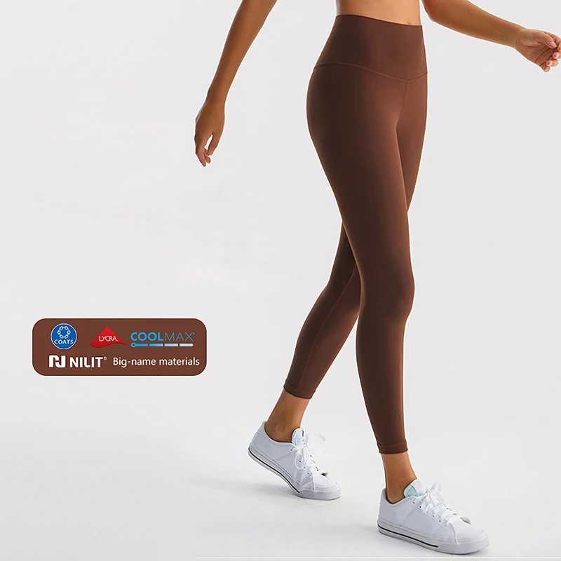 AL O High Waist Spandex Yoga Leggings al o Logo Plus Size Workout Pants featuring Compression Print Drawstring Available XS