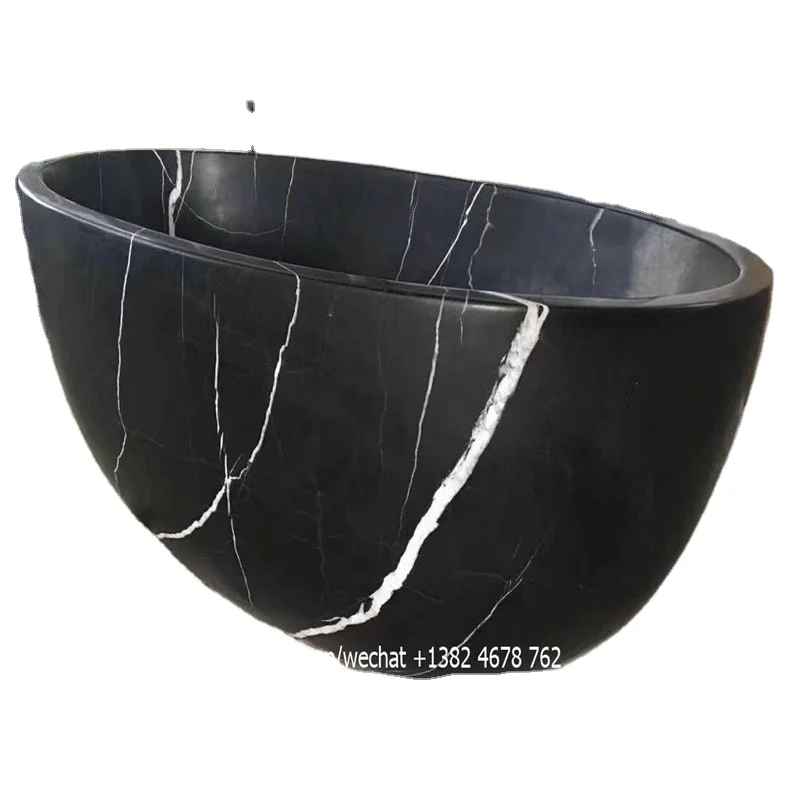 High quality Ladders And Scaffoldings customized marble bath tub cheap bathroom tub in black marquina