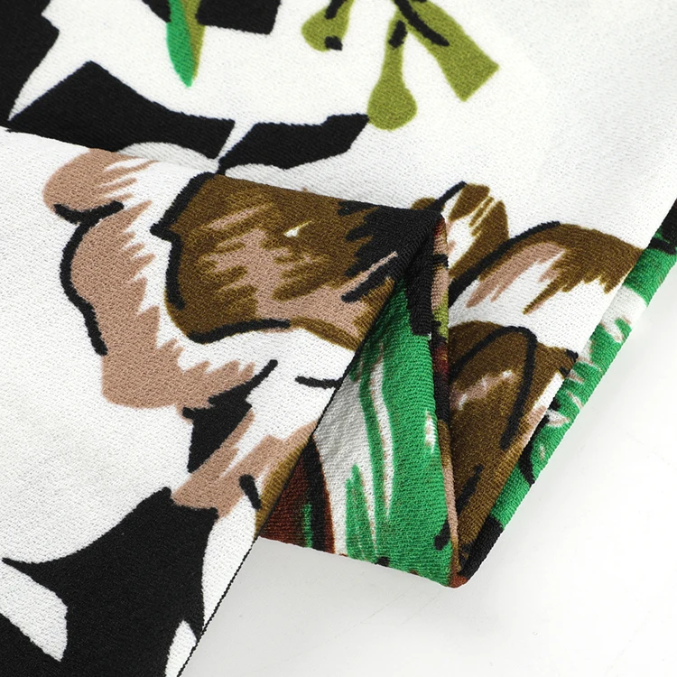 Spring autumn new arrival floral printed knitting and garments breathable polyester with spandex fabric