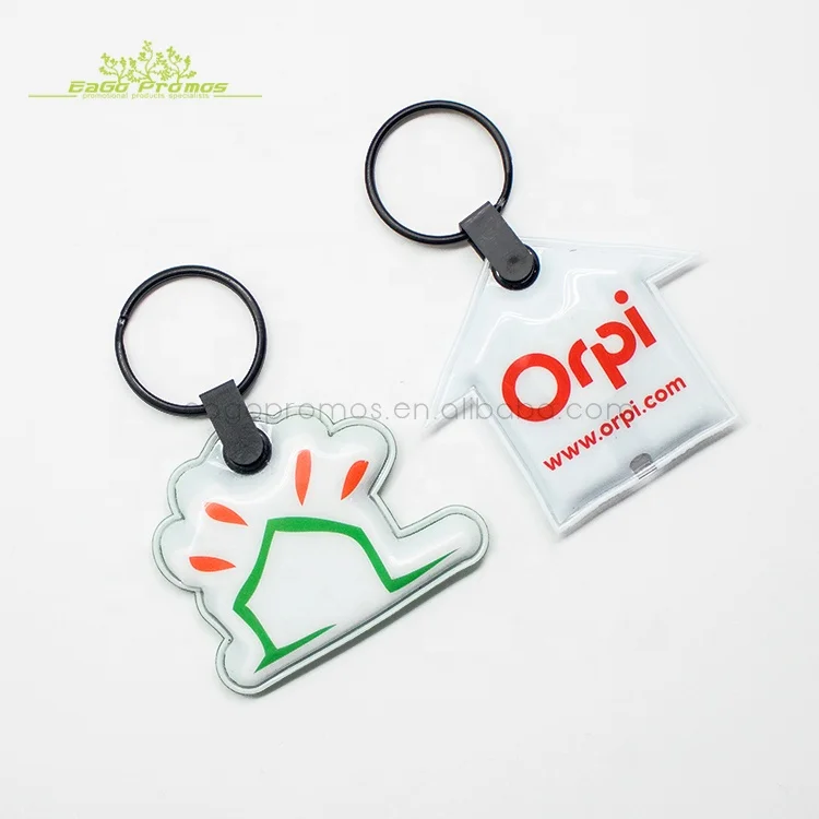 2024 2025 New design Led PVC light Key holder, OEM/ODM full color custom logo pvc keychain with kinds of shapes