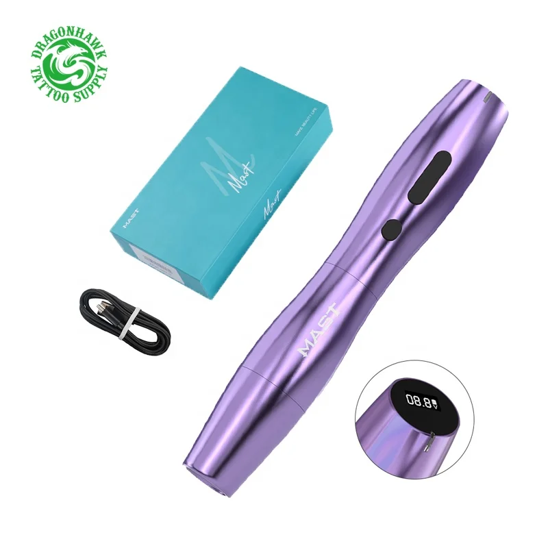 Flash Sale Mast P20 Maquina De Tatuar Wireless Microshading Tool Permanent Makeup 2.5MM Stroke Tattoo Machine