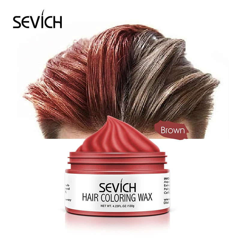 Hair Dye Color Oem Private Label Salon Professional Styling Cream Men Organic Ammonium Free Temporary Hair Color Wax