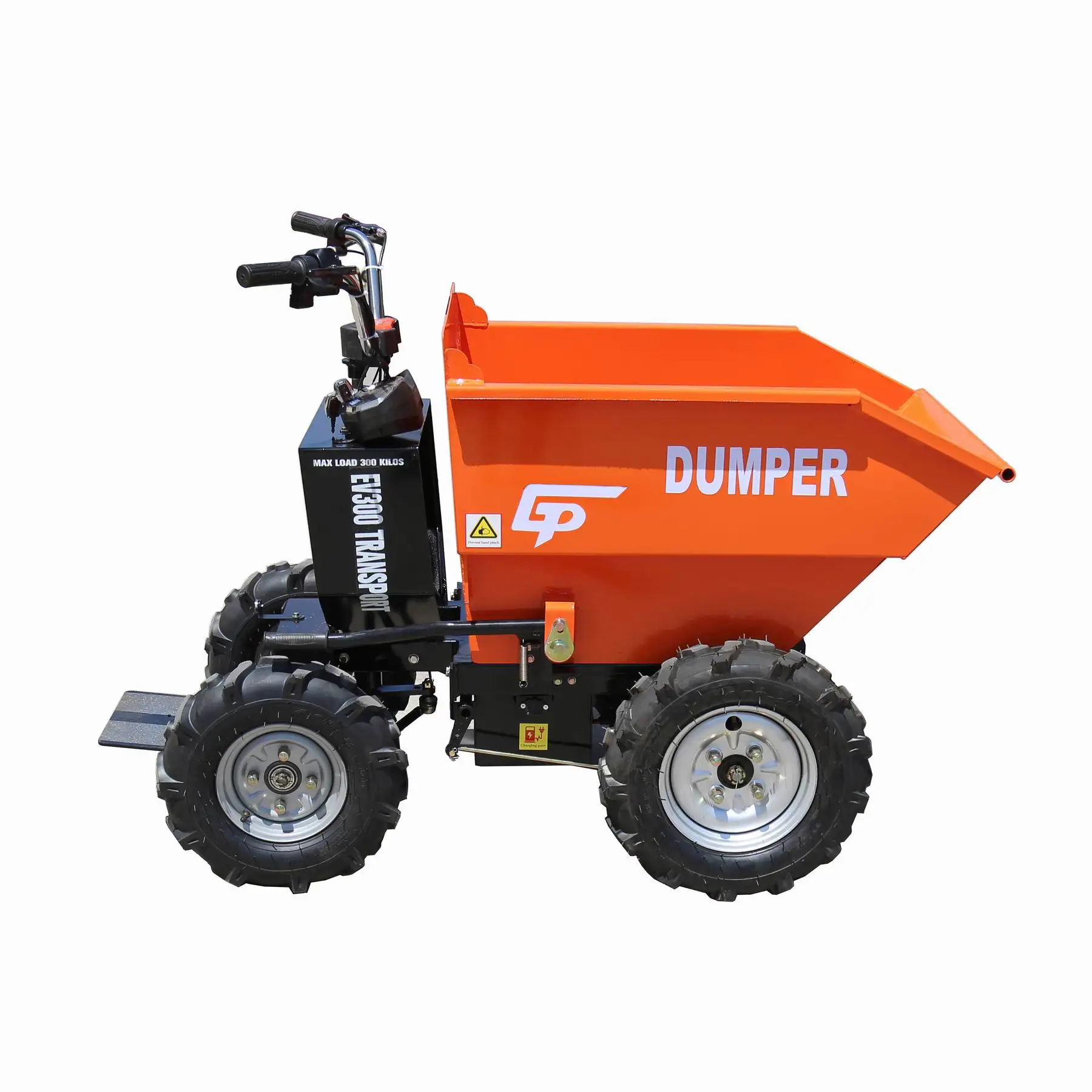 Chinese battery electric big power wheel barrow atv machine Silent mini dumper truck electrico for garden trade sale price