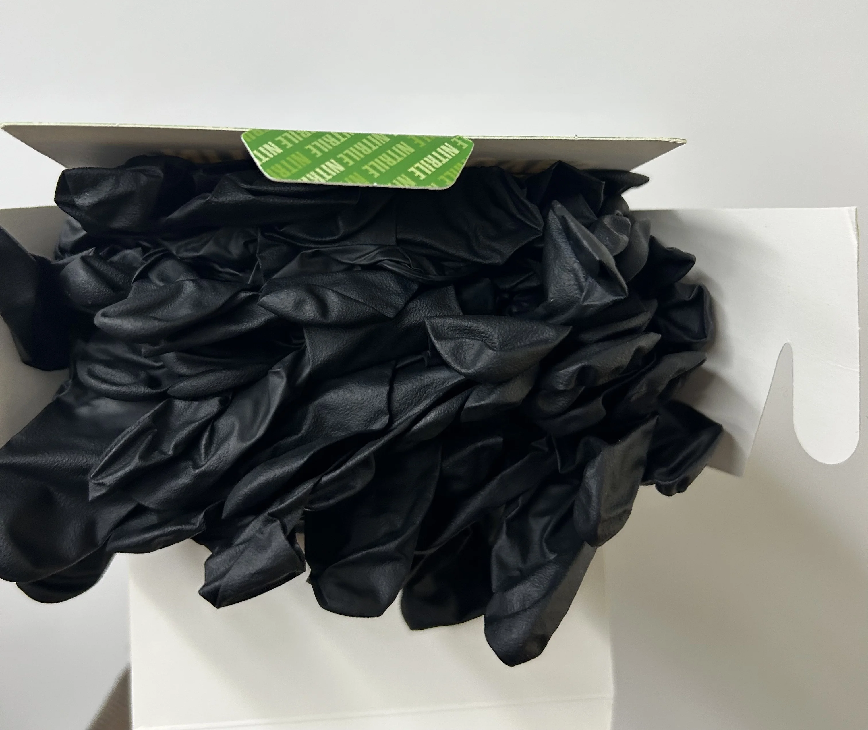 3mil 4mil black blue pink nitrile glove beauty salon spa nail artist custom logo disposable cleaning powder free nitrile gloves