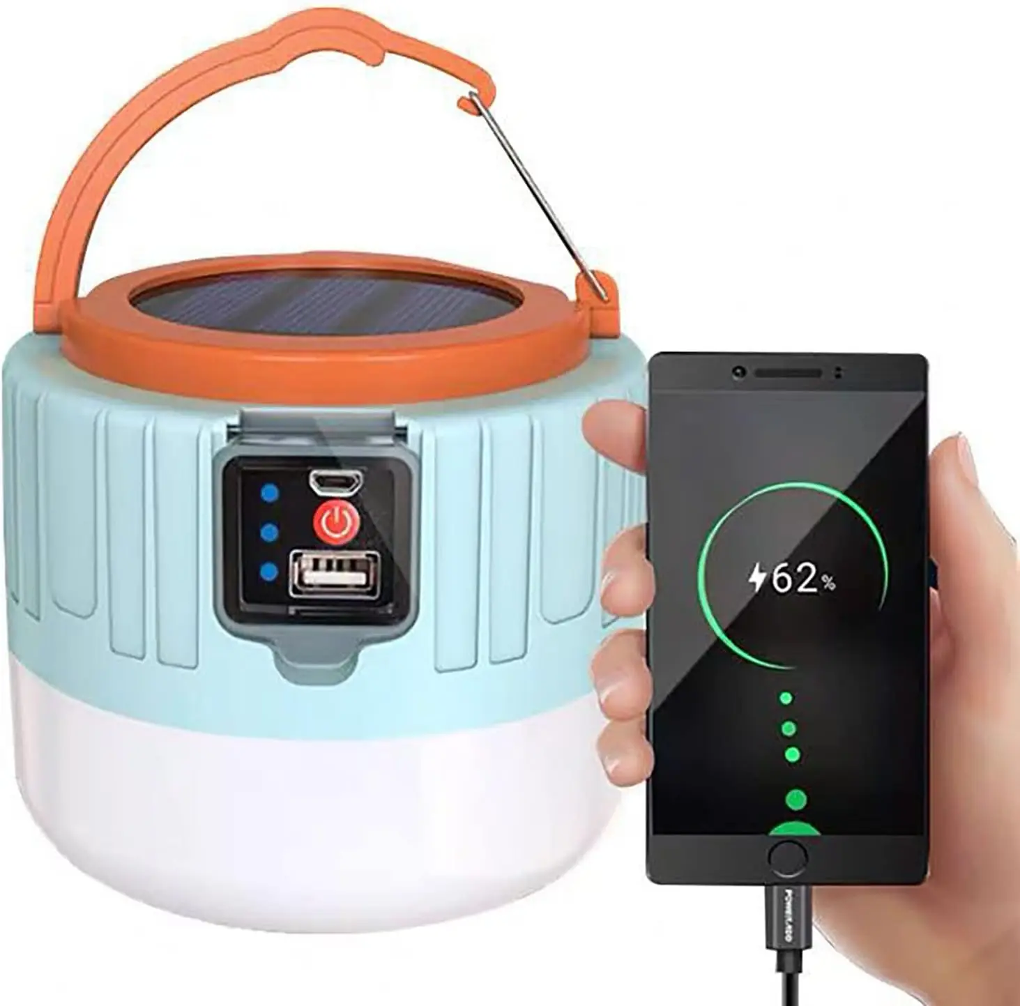 Solar Lights Outdoor Tent Lamp Usb Rechargeable Bulb Led Camping Portable Lanterns Emergency Lamp Hiking Solar Lights