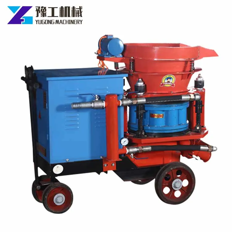 Swimming Pool Spraying Dry Mixed Reinforced Shotcrete Machine