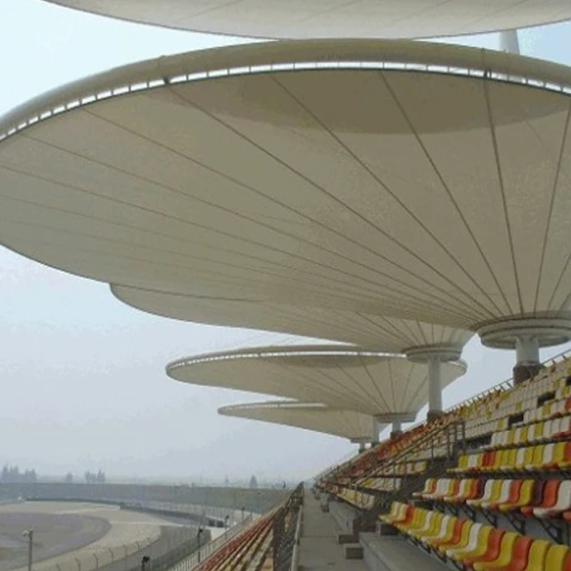 Пленка на растяжение ETFE мембранная конструкция тканевая крыша