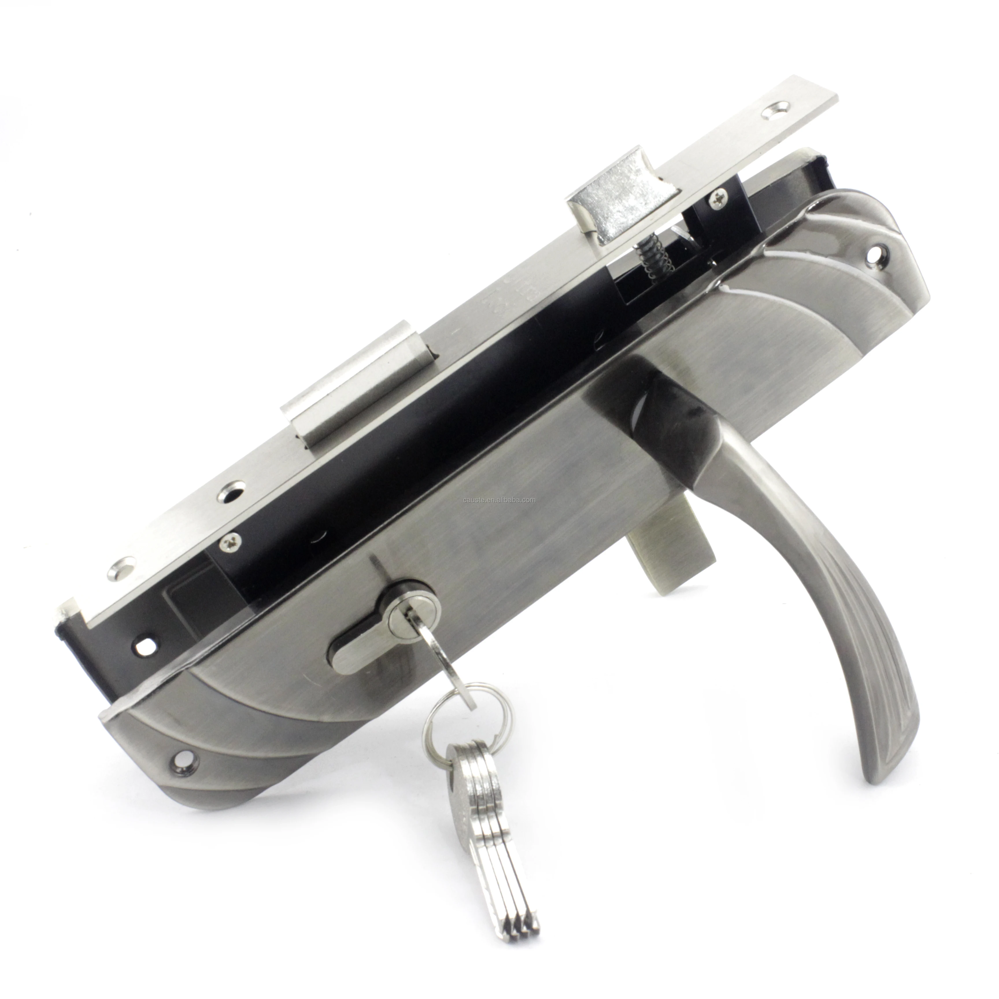 
Antique finish Africa market high quality 85*45 size door lock aluminum handle big door locks 