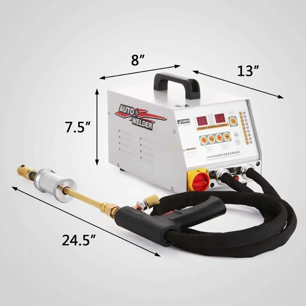 110V 0-40A Multifunction Car Body Repair Spot Stud Welder Dent Puller Kit