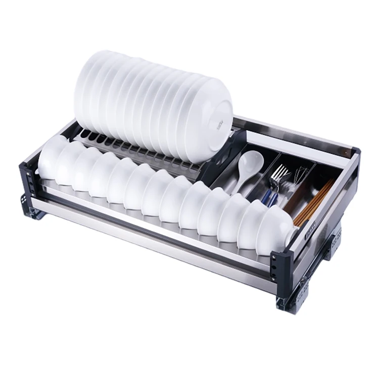 Manufacturer Supply Multi Function Kitchen Wire Pull Out Storage Basket Sliding Basket Drawer With Soft Close