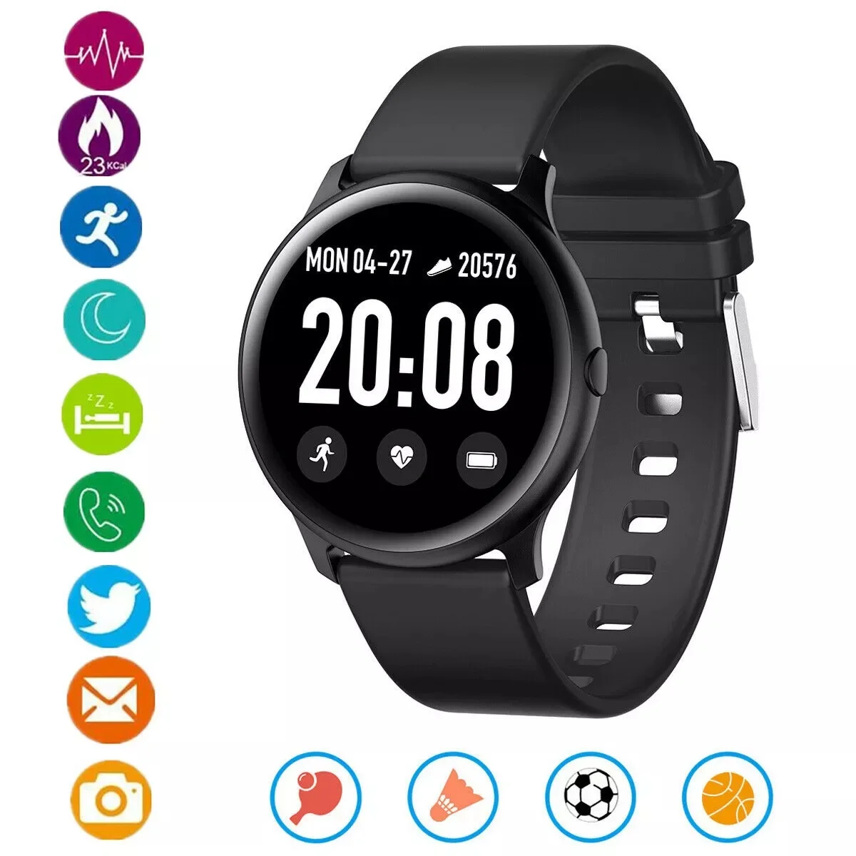 2022 KW19 Pro Branded Unisex Smartwatches Long Battery Blood Oxygen Fitness Reloj Smart Watch