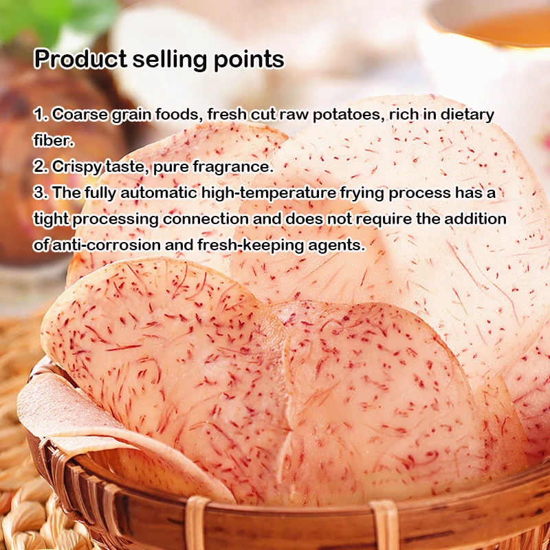 wholesale snack  70g salt and pepper flavor vegetable chips snacks exotic snacks taro chips potato chips