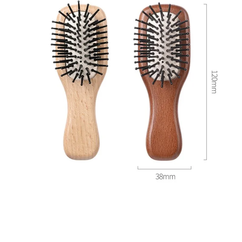 High Quality Lift Eco Friendly Bamboo Brush Beech Massage Air Cushion Comb Travel Porket Hair Brush Hotel Supplies Custom Logo