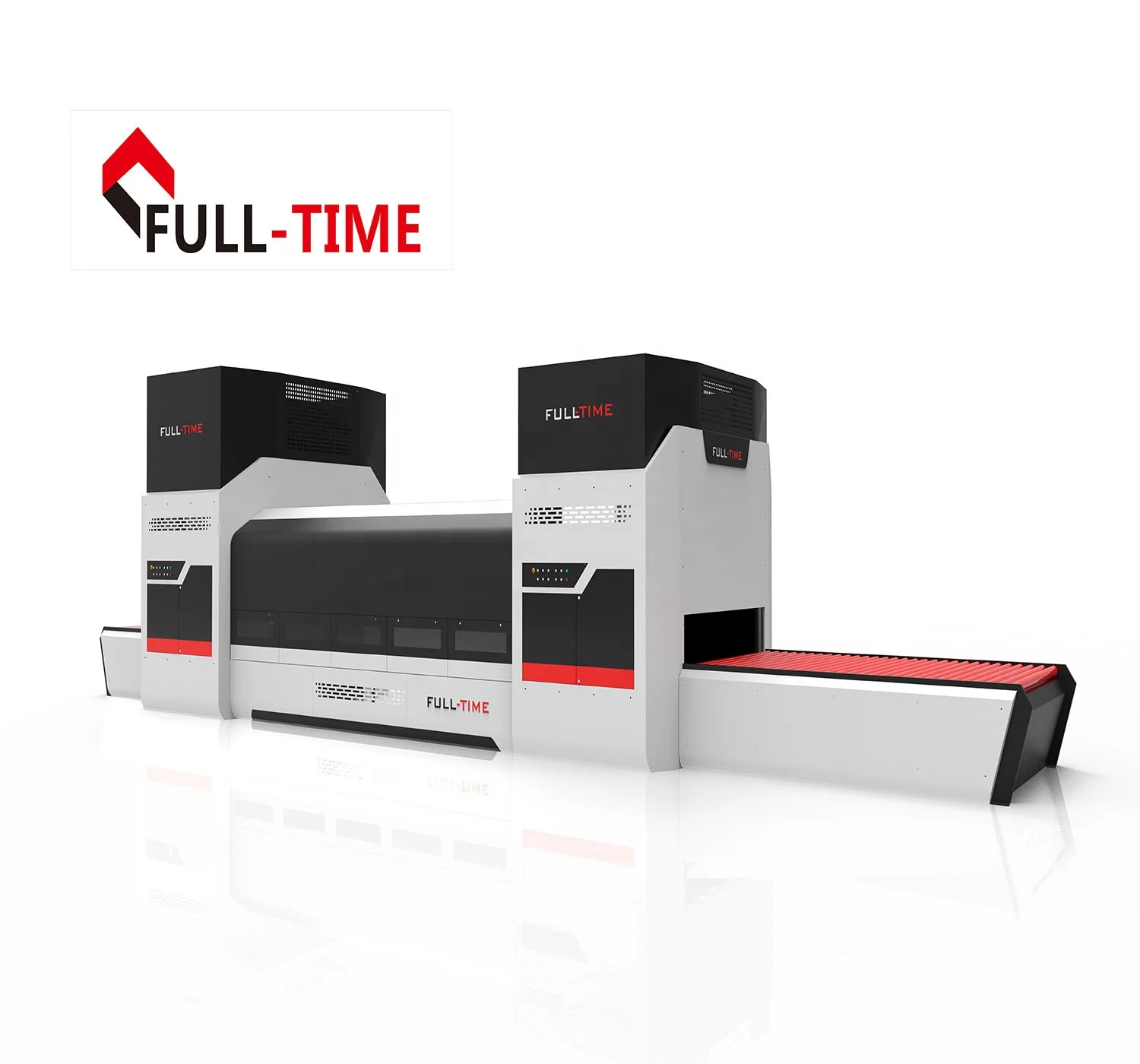 Fuchong FC-SXWG Double Direction Bent glass tempering furnace machine for sale  big size building glass bus glass