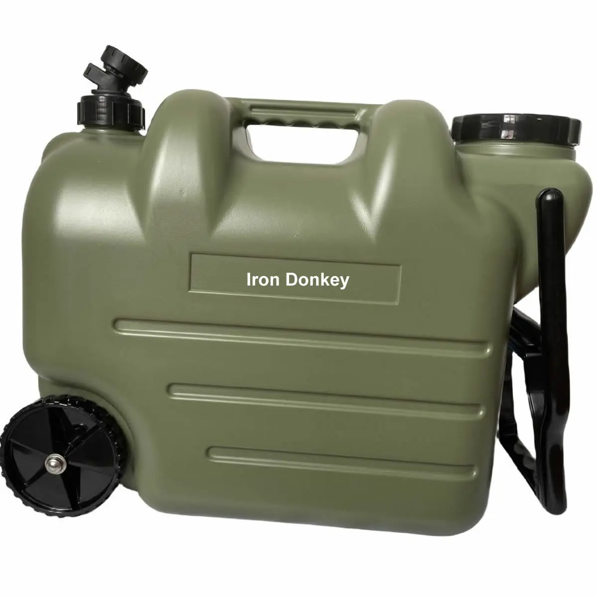 IRONDONKEY 28L Large Water Tank Outdoor PE Portable Water Storage Vehicle Mounted Drinking Water Storage