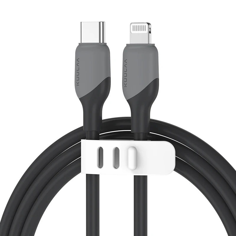 KUULAA Liquid Silicon USB-C Cable C-L  PD27W Data Cable For iPhone13 12 Fast Charging  Cable