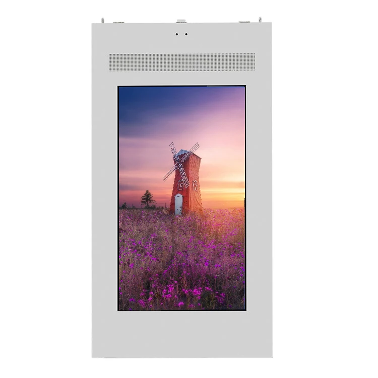 55 inch digital signage wall mounted advertising player full hd vertical 3000 nits outdoor lcd display monitor with vesa mount