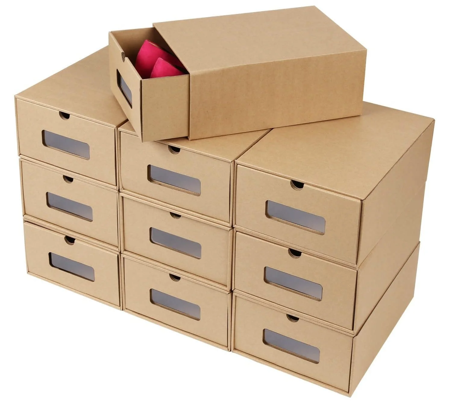 Large cardboard shoe packaging box hardboard paper shoe box luxury shoe boxes with custom logo