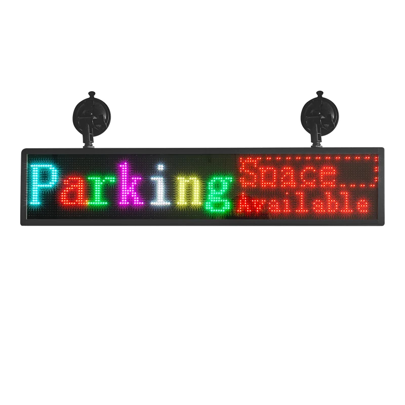 WIFI Mobile Phone Smart Control Car LED Display Taxi LED Screen Message Board And Advertising Scrolling Running LED Car Display