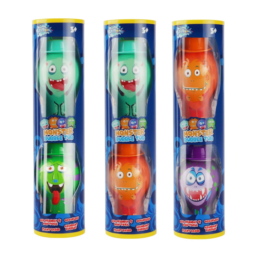 Outdoor Bubble toys 30ml Monster Spill-proof Bubble Solution 2PCS In Pipe Kids Toys Summer Games For Children 24PCS/Box