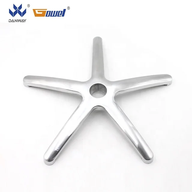 ALA-C19 Best quality most popular aluminum rotatable metal heavy duty universal five star chair base