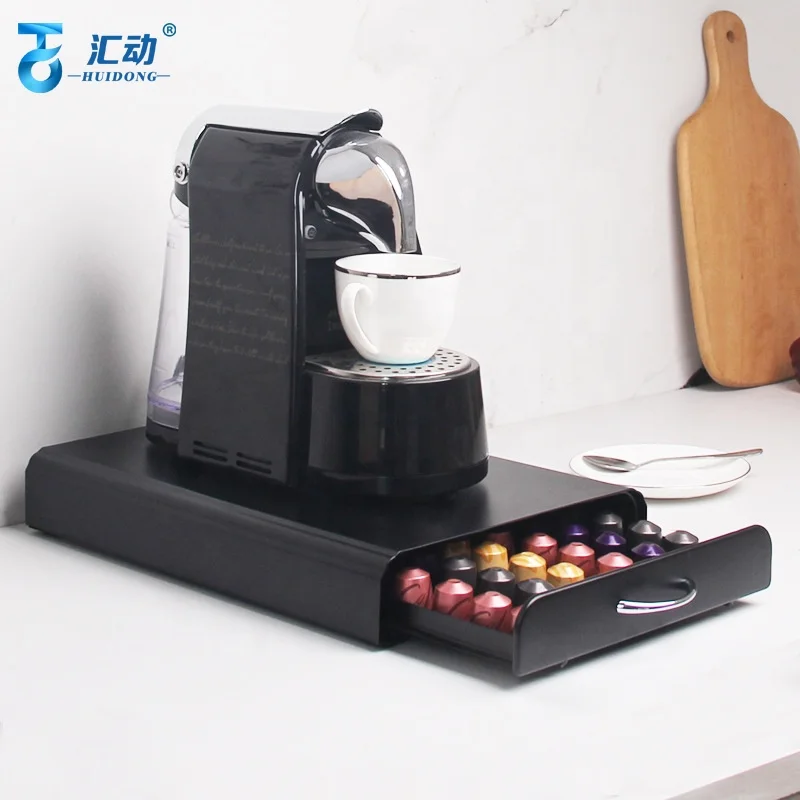 Nespresso coffee capsule storage drawer dolce gusto martello multi capsule coffee machine base holder storage