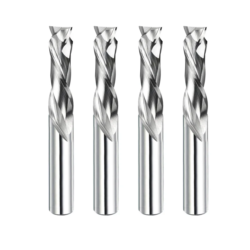 Compound Edge Milling Cutter  All Sizes Solid Carbide Compression Spiral Router Bits CNC End Mill Cutters Woodworking