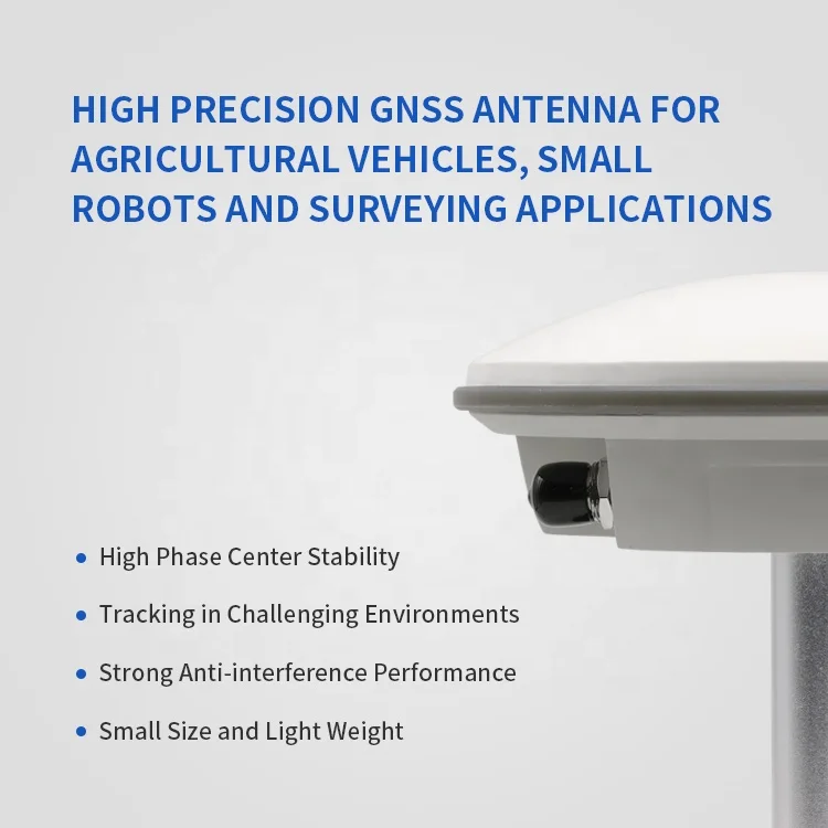 High Gain High Precision GNSS Surveying Antenna TNC-K Connector Magnetic Base Survey Antenna