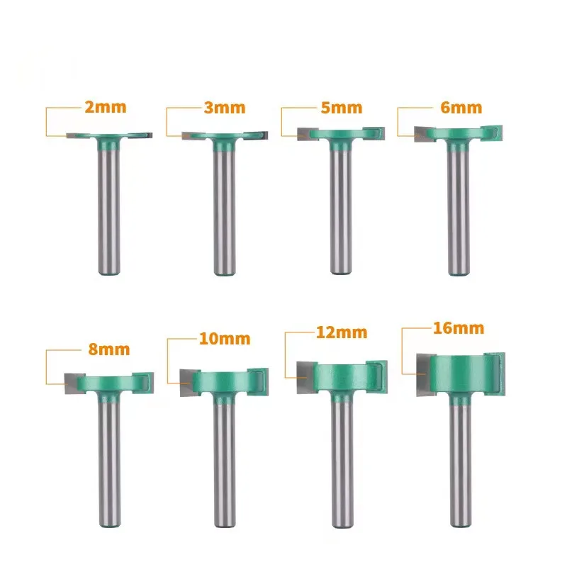 1pc 8mm Shank T Slot Wood Router Bit For Wood CNC Milling Tool Woodworking Milling Cutter