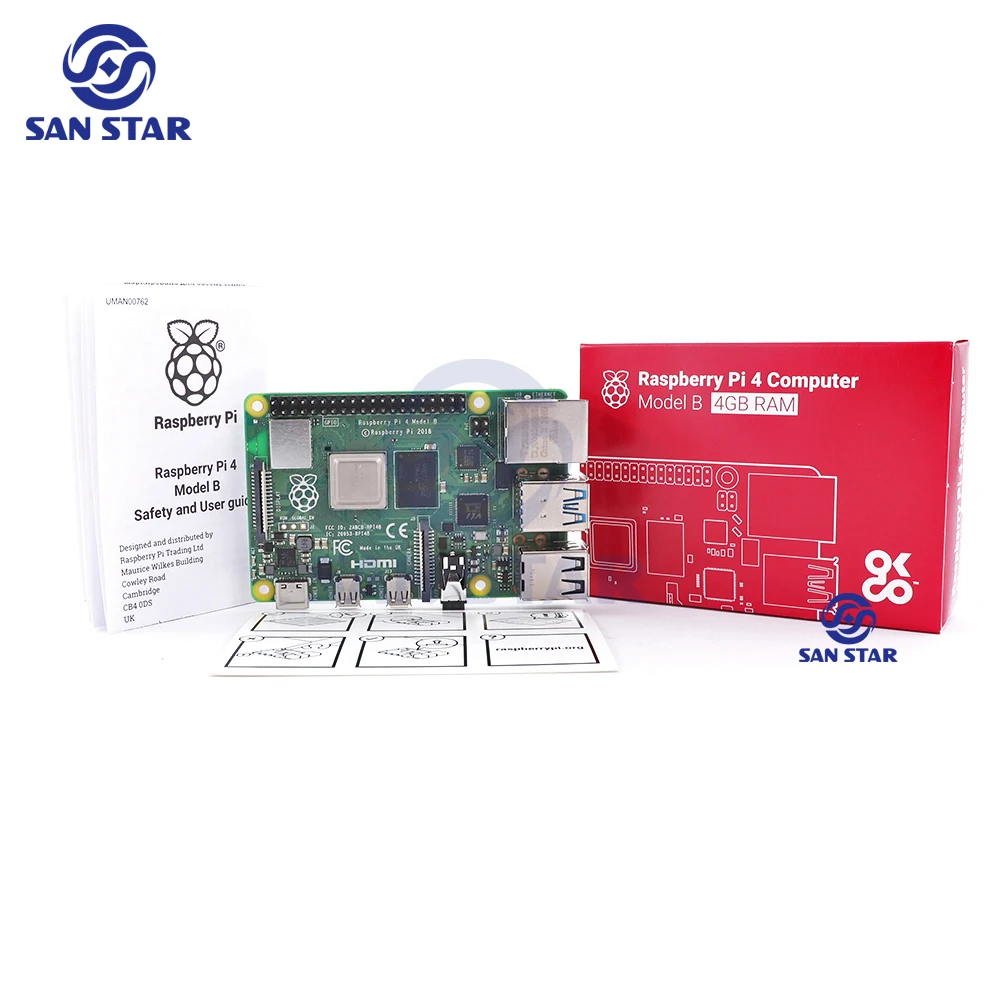 Последняя модель Raspberry Pi 4, 2 ГБ/4 ГБ/8 ГБ ОЗУ, Raspberry PI4 4 Гб, Raspberry PI 4 8 ГБ