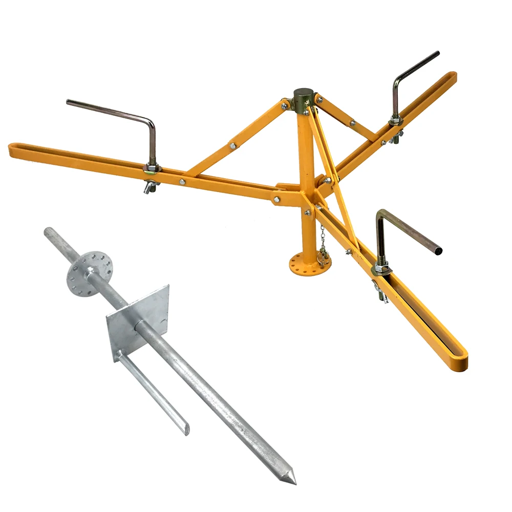 Fence Repair Tool Garden Fence Pay-off Spinning Fence Wire Adjustable heavy duty steel wire spinner