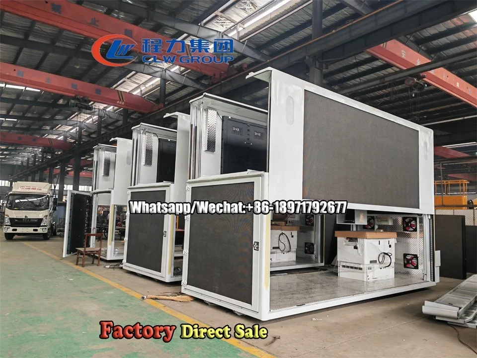 Factory Full Color Led Wall Display Screen Panel Digital Advertising Mobile Led Billboard Box Van