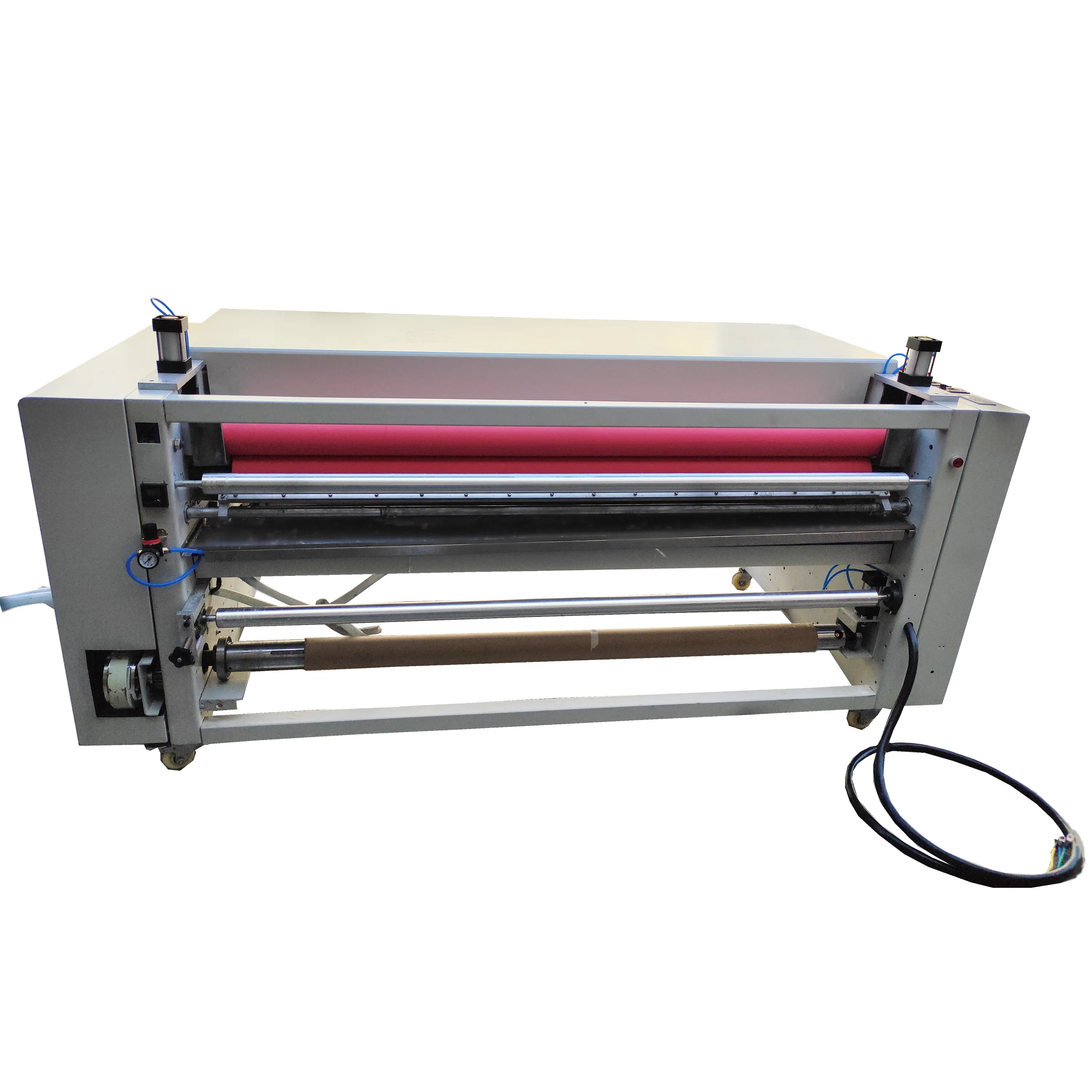 roll to roll coater machine water based liquid large size poster/paper thermal curing coating machines