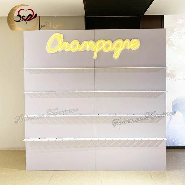 Hotel furniture wedding decoration party prosecco wall holder champagne wall