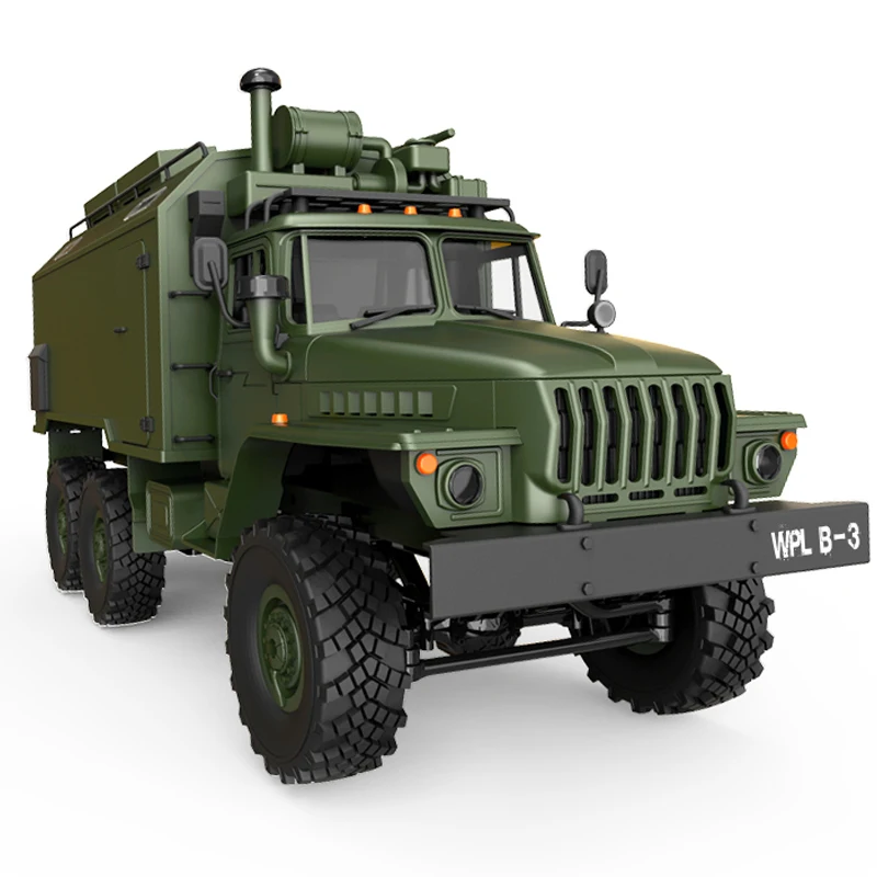 Wpl B-36 1:16 Simulation Soviet Ural Army Truck Command Vehicle Electric Remote Control Rc Car Boys Toy