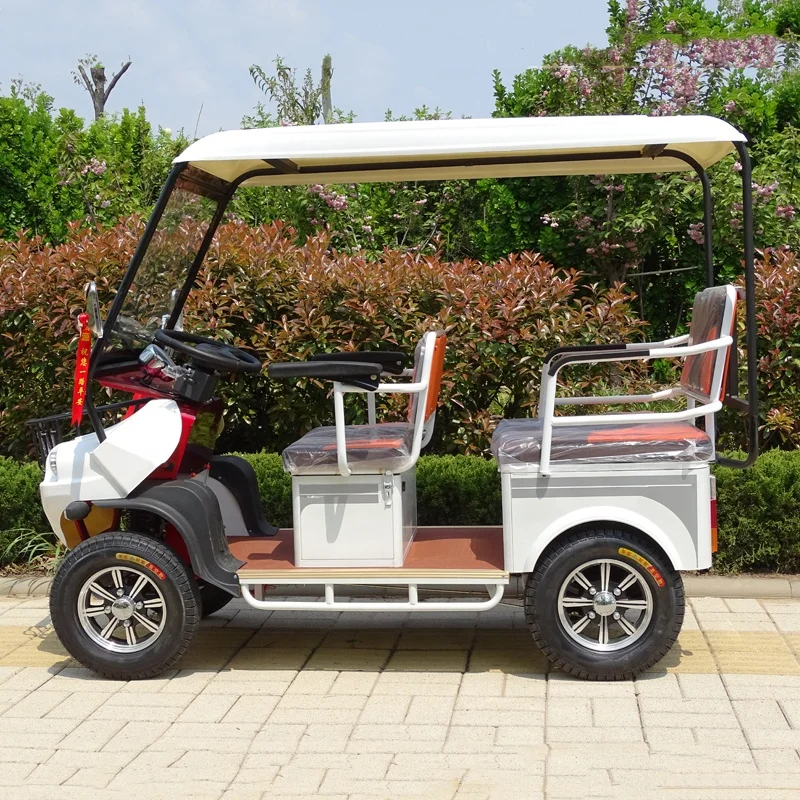 China Cheap Price 4 Wheel Sightseeing Scooter Car Golf Buggy Electric Club Golf Cart For Travel