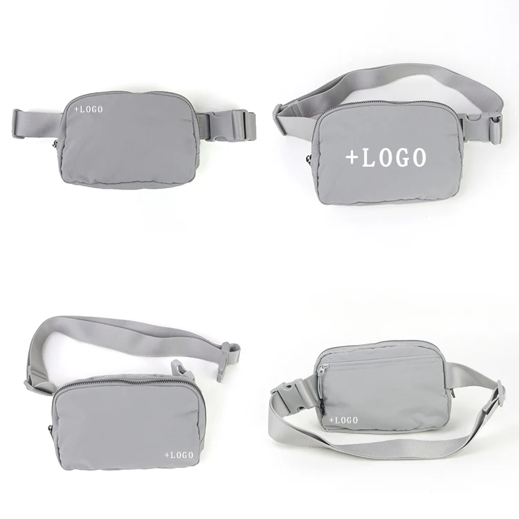 Wholesale Custom Crossbody Bag Women Fanny Bag Waterproof  Belt Pack Nylon Outdoor Sports Waist Purse For Men