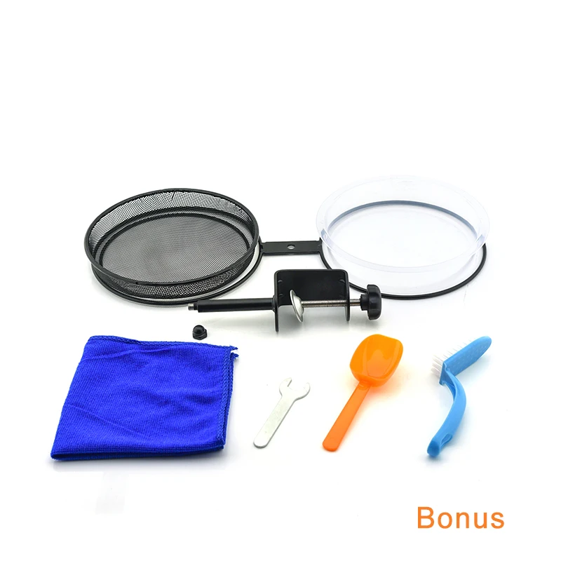 
Deck mounted bird metal mesh bowl feeder and bath, wind proof bird feeder 