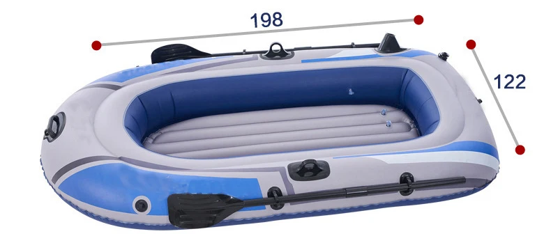 Hangkong Manufacture Rowing Boats Inflatable Floating Raft 1 Person Ultra Light Tpu Inflatable Kayak For White Water