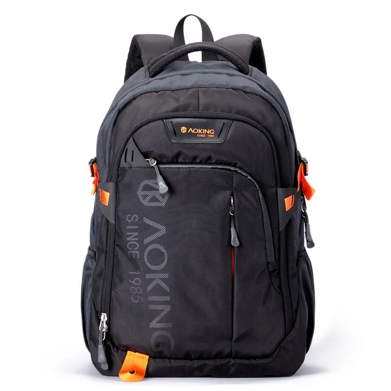 BSCI certification breathable lightweight 30L black student school laptop book bags college backpack for unisex