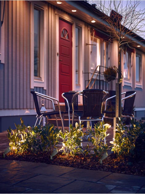 G-1033 Energy saving adjustable outdoor grounding plug lawn spotlight IP54 waterproof aluminum glass LED spotlight