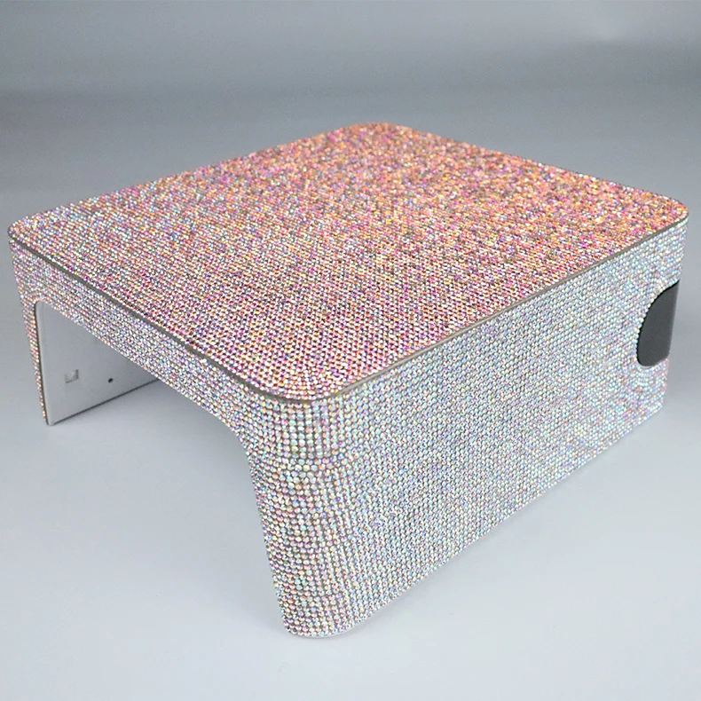 Besung 48W Professional Colored Diamond Black Led Light Cordless Curing Gel Machine Rechargeable UV Led Nails Lamp